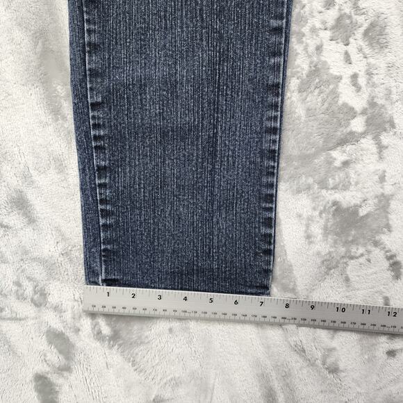 Style&Co Jeans Womens 8S SHORT Blue Dark Wash Natural Fit Mid Rise Straight Leg - Picture 13 of 14